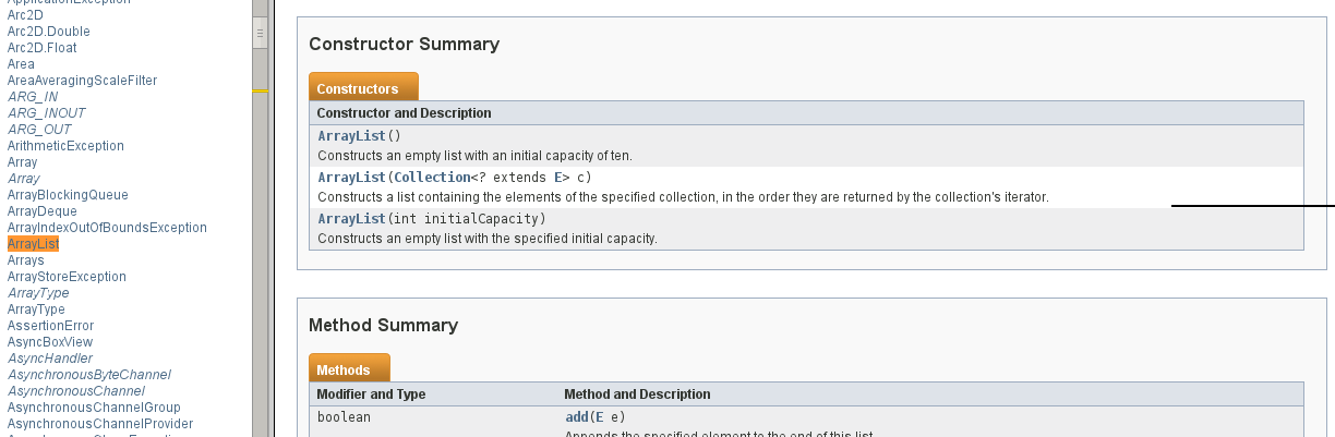 javadoc, JDK7