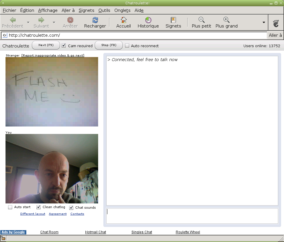 Screenshot chatroulette