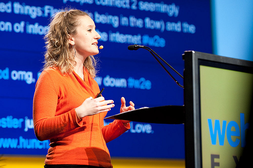 Danah Boyd lors d'une conférence