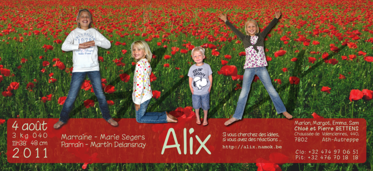 Faire-part Alix