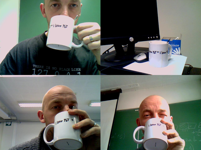 Photos de moi avec mon mug